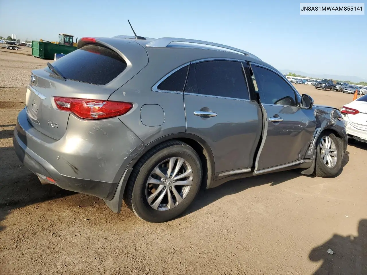 2010 Infiniti Fx35 VIN: JN8AS1MW4AM855141 Lot: 64487275