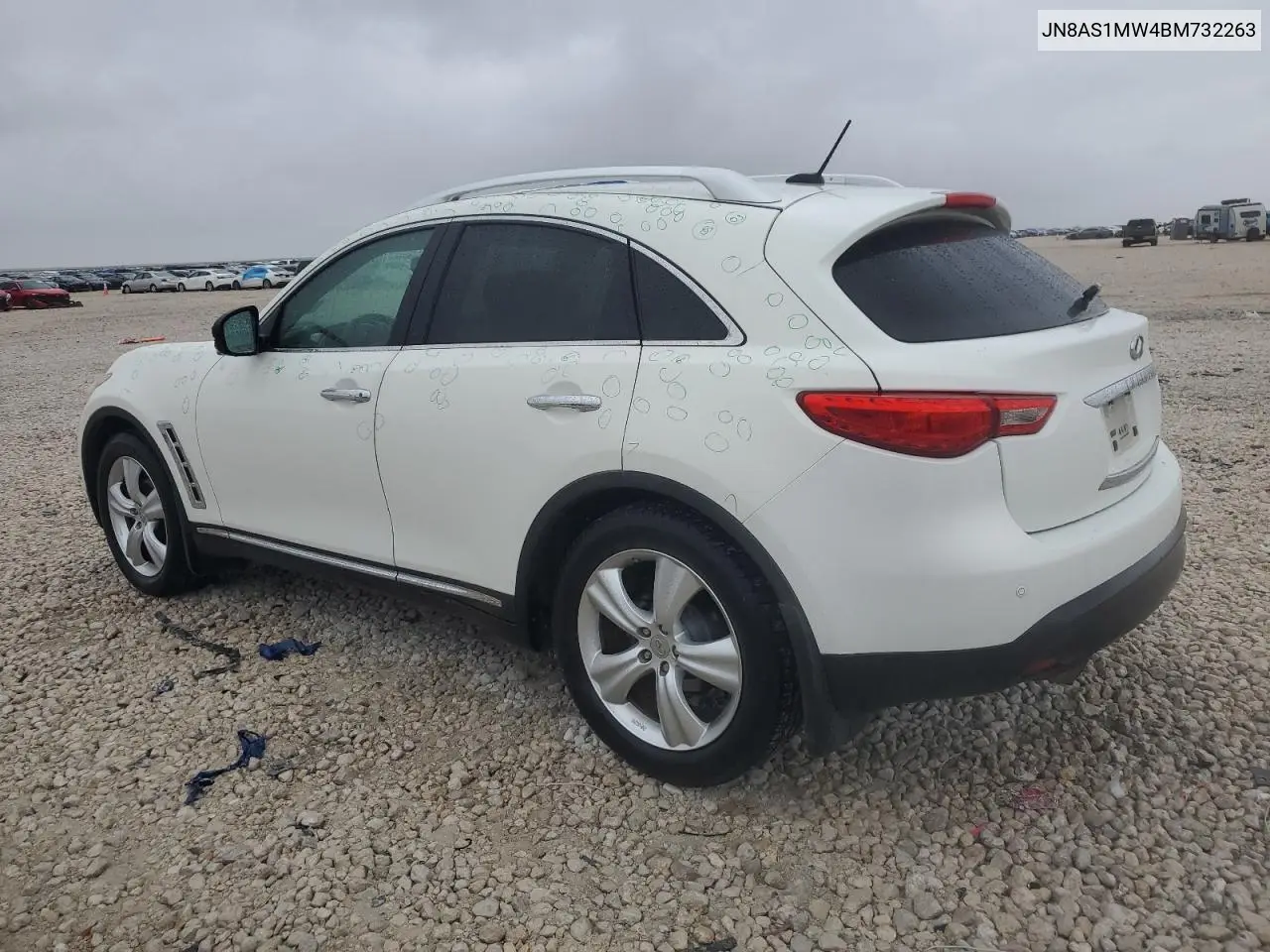 2011 Infiniti Fx35 VIN: JN8AS1MW4BM732263 Lot: 50647885