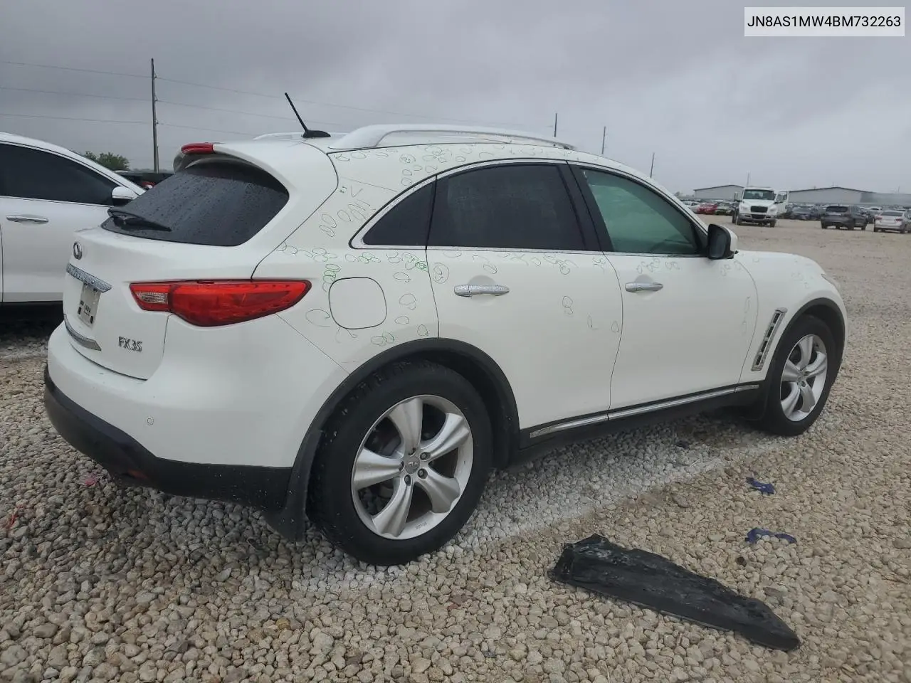 2011 Infiniti Fx35 VIN: JN8AS1MW4BM732263 Lot: 50647885
