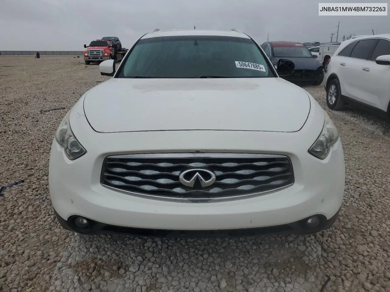 2011 Infiniti Fx35 VIN: JN8AS1MW4BM732263 Lot: 50647885