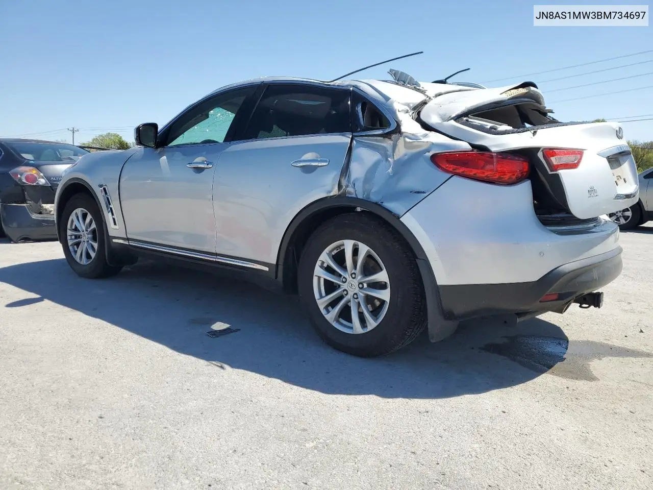 2011 Infiniti Fx35 VIN: JN8AS1MW3BM734697 Lot: 53041115