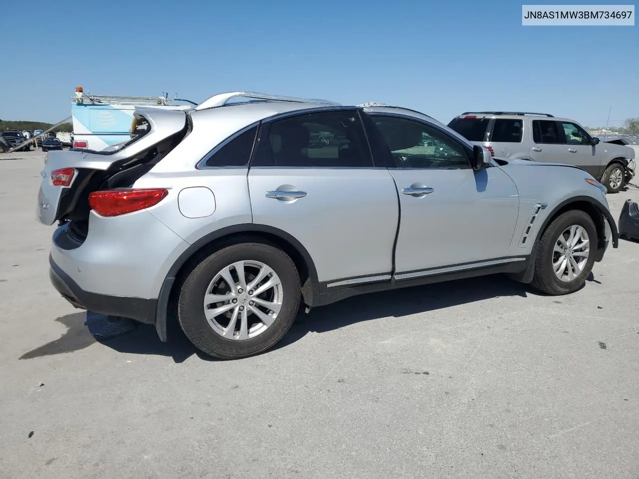 2011 Infiniti Fx35 VIN: JN8AS1MW3BM734697 Lot: 53041115