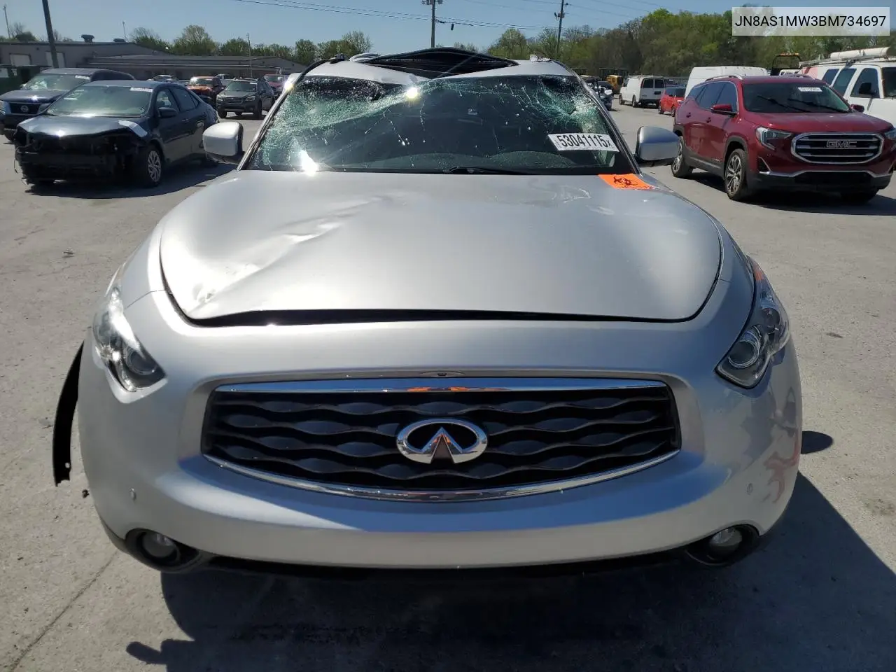 2011 Infiniti Fx35 VIN: JN8AS1MW3BM734697 Lot: 53041115