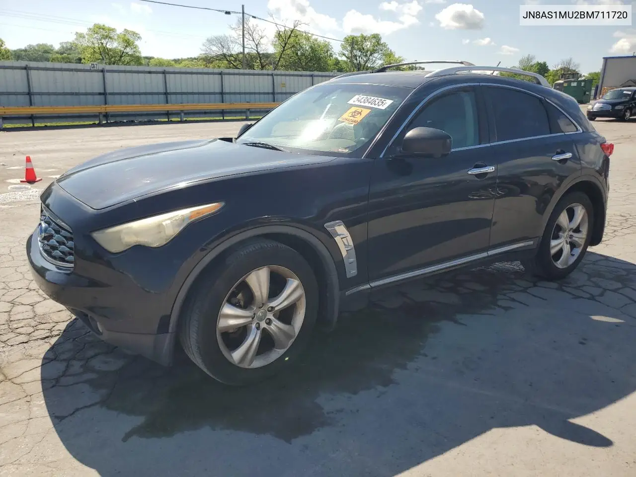 2011 Infiniti Fx35 VIN: JN8AS1MU2BM711720 Lot: 54384635