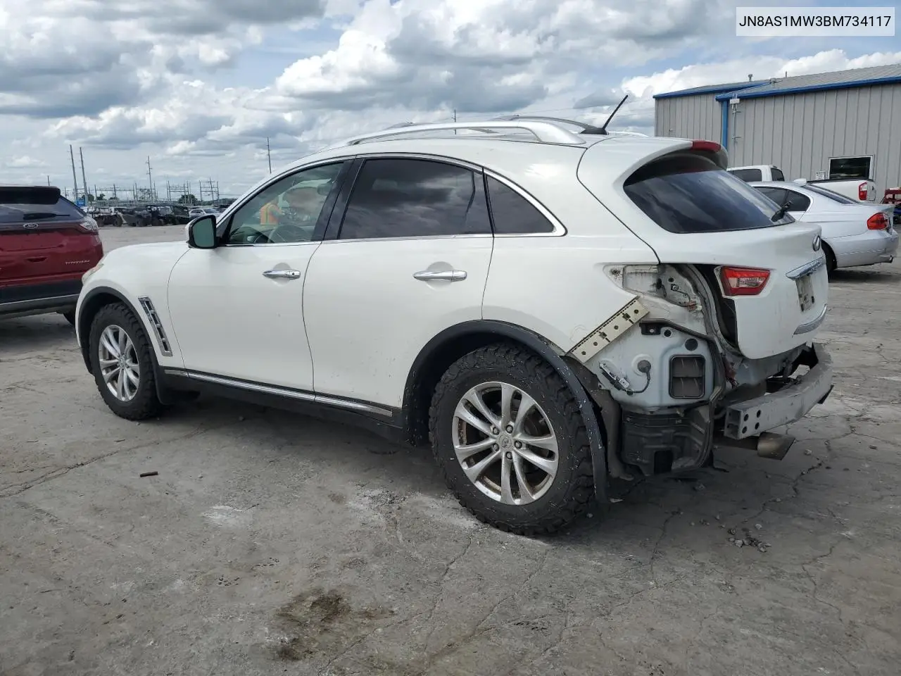 2011 Infiniti Fx35 VIN: JN8AS1MW3BM734117 Lot: 55298385