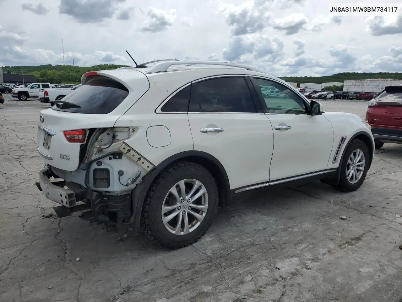 2011 Infiniti Fx35 VIN: JN8AS1MW3BM734117 Lot: 55298385