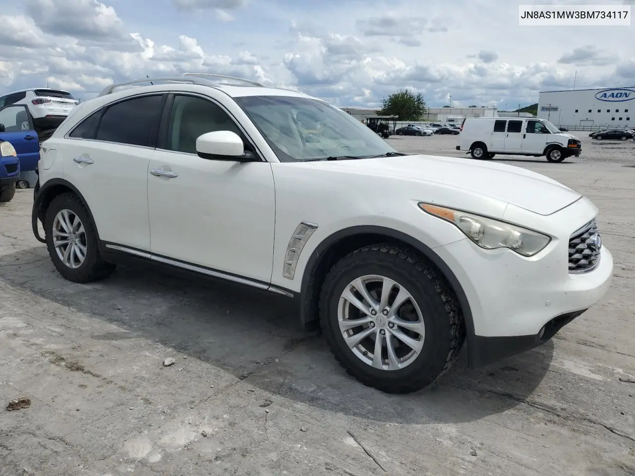 2011 Infiniti Fx35 VIN: JN8AS1MW3BM734117 Lot: 55298385
