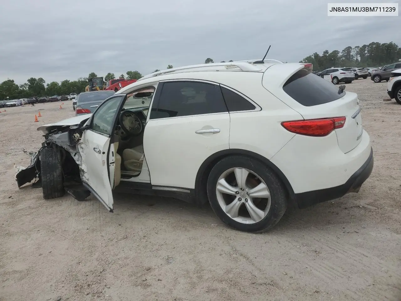 2011 Infiniti Fx35 VIN: JN8AS1MU3BM711239 Lot: 55524235