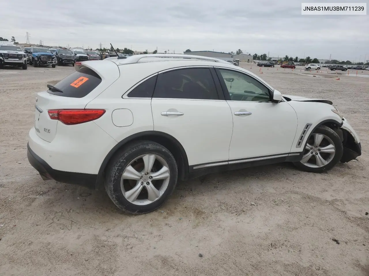 2011 Infiniti Fx35 VIN: JN8AS1MU3BM711239 Lot: 55524235