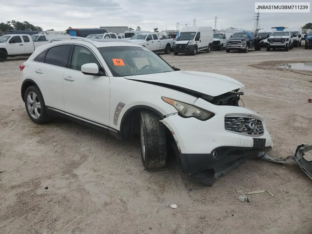 2011 Infiniti Fx35 VIN: JN8AS1MU3BM711239 Lot: 55524235
