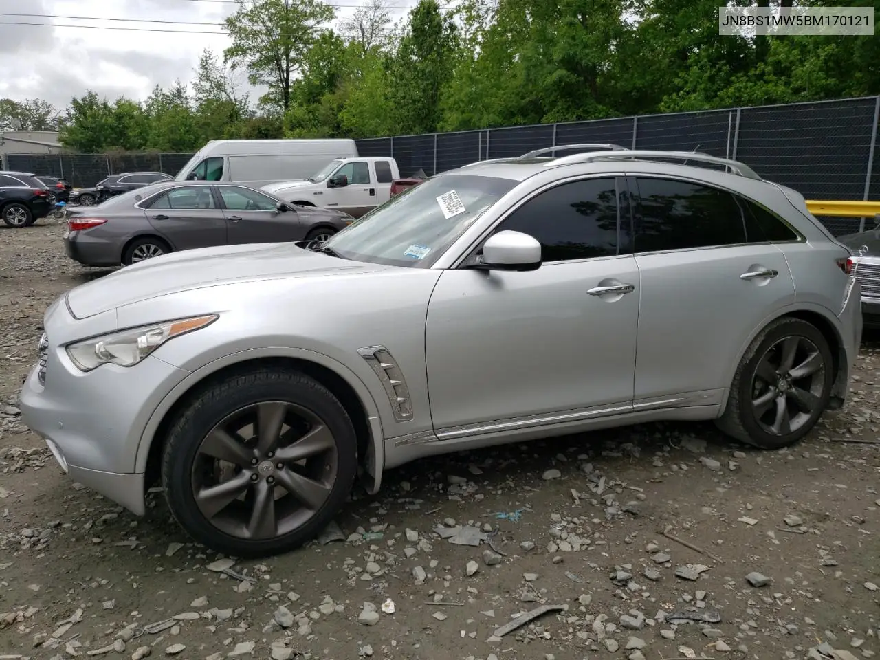2011 Infiniti Fx50 VIN: JN8BS1MW5BM170121 Lot: 55664385