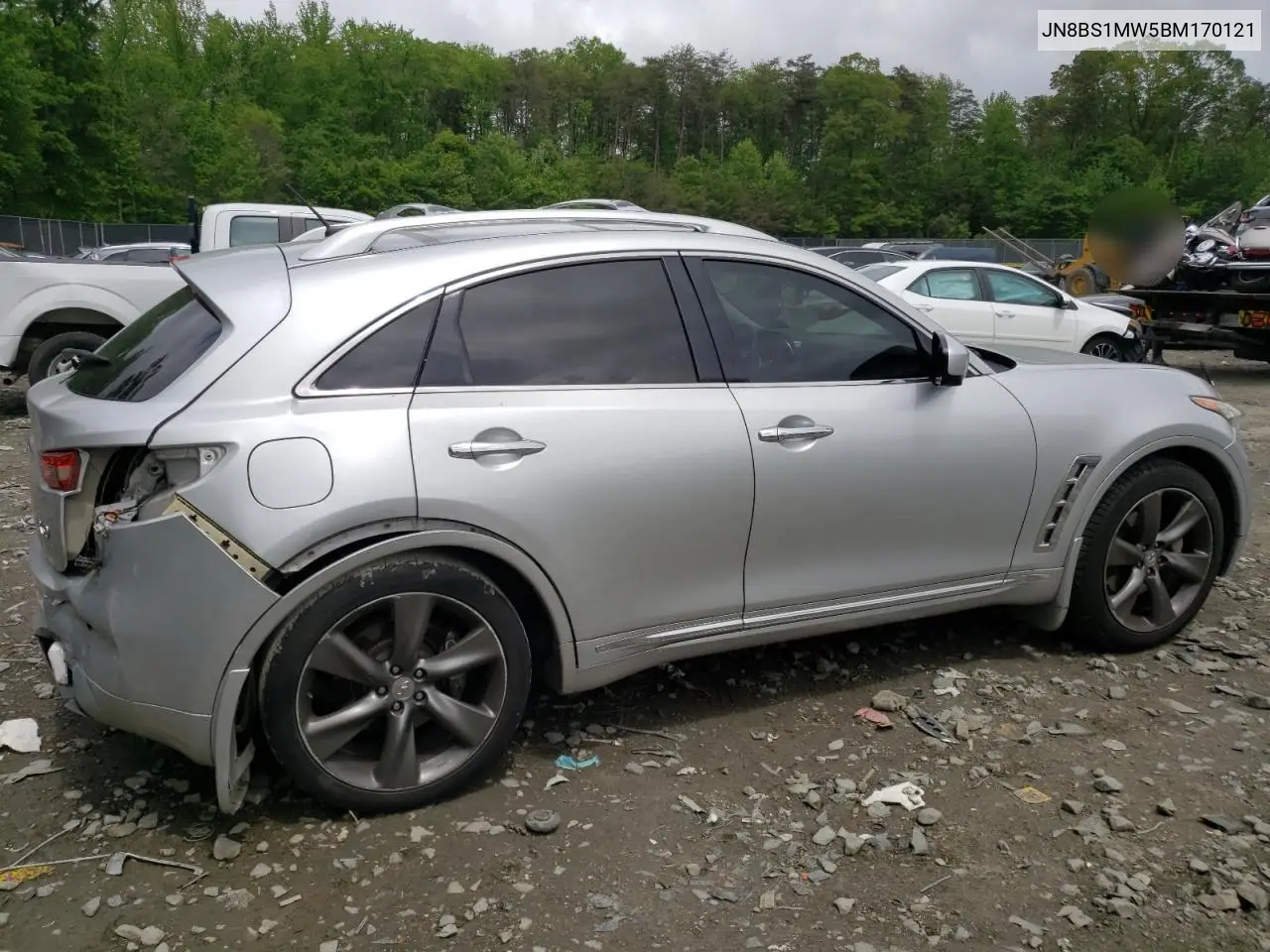 2011 Infiniti Fx50 VIN: JN8BS1MW5BM170121 Lot: 55664385