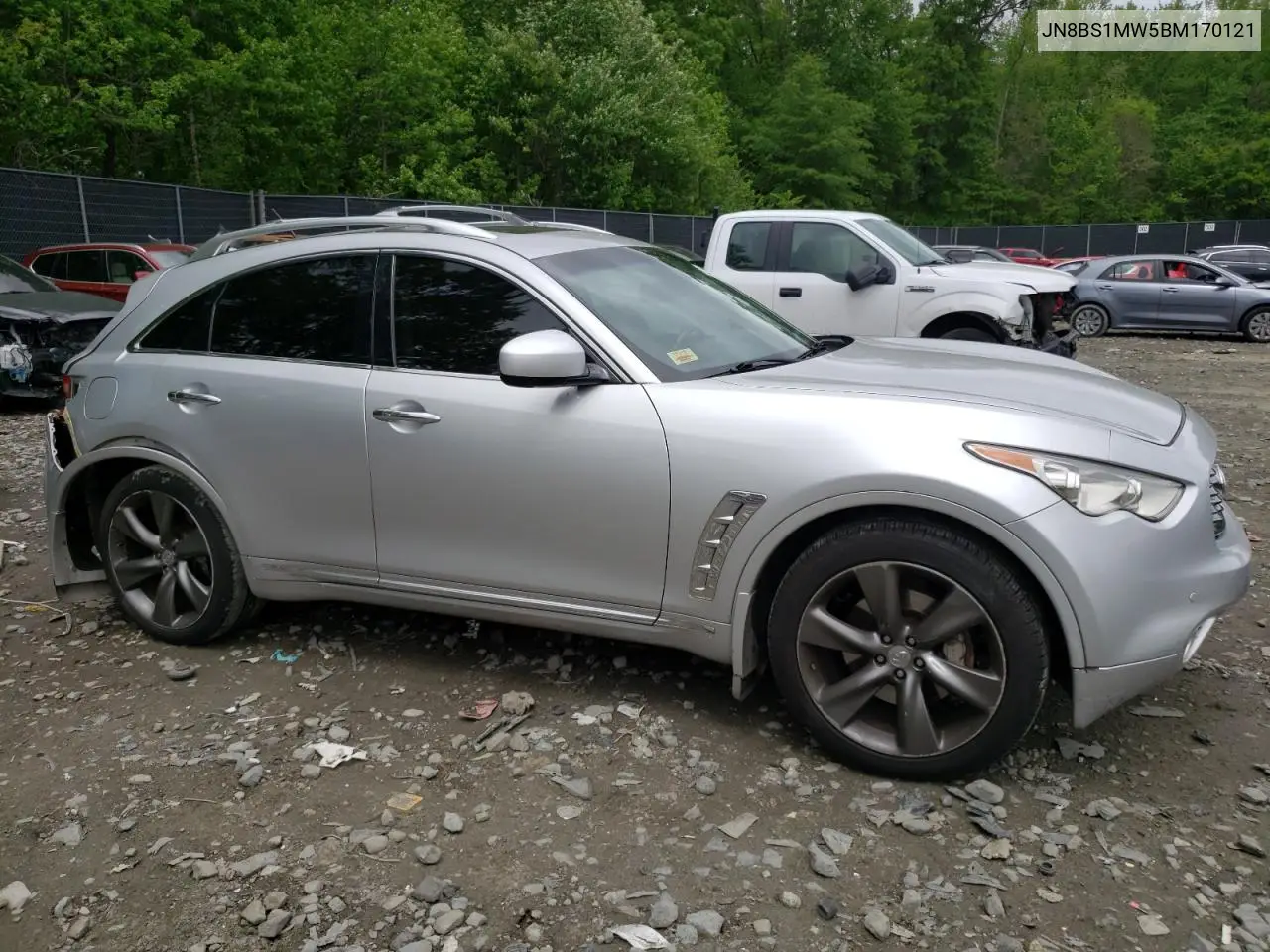 2011 Infiniti Fx50 VIN: JN8BS1MW5BM170121 Lot: 55664385