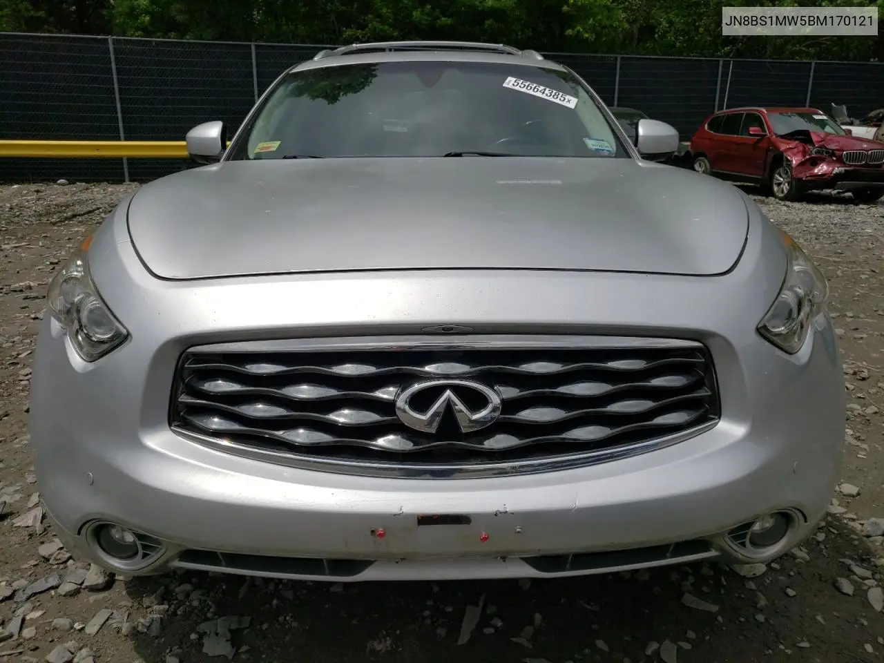 2011 Infiniti Fx50 VIN: JN8BS1MW5BM170121 Lot: 55664385