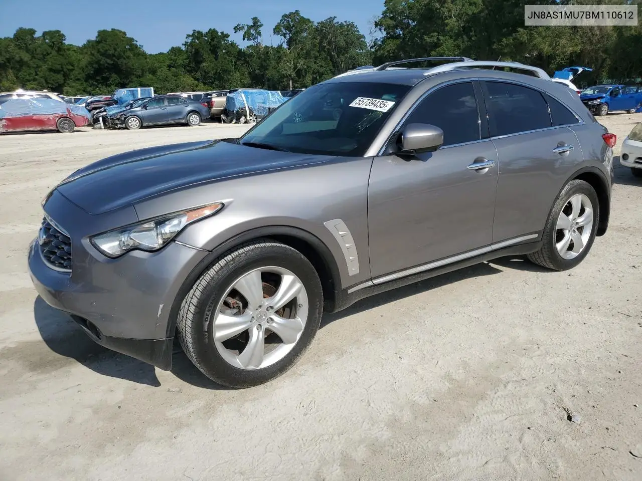 2011 Infiniti Fx35 VIN: JN8AS1MU7BM110612 Lot: 55739435