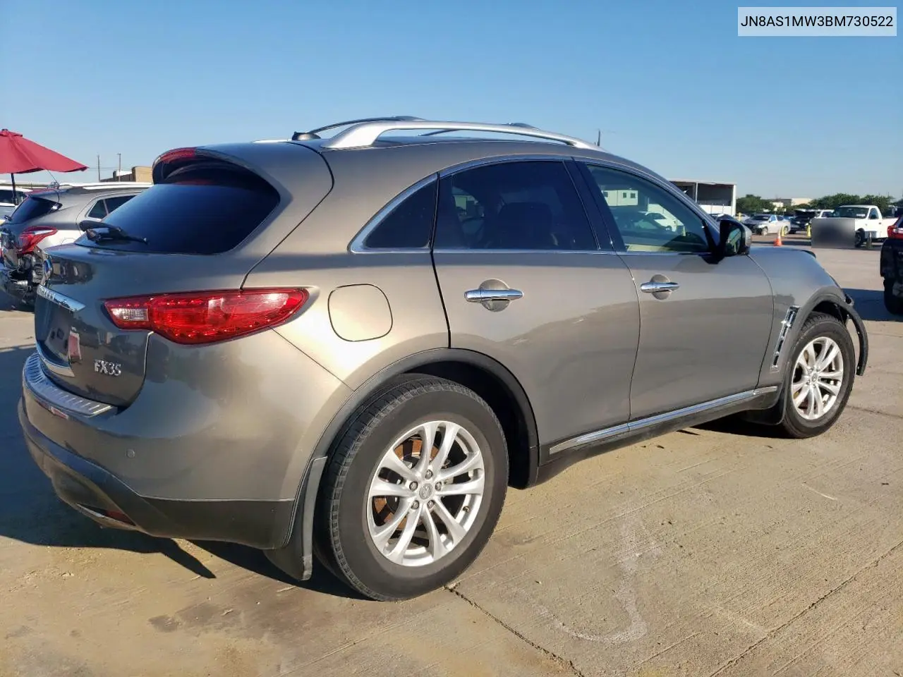 2011 Infiniti Fx35 VIN: JN8AS1MW3BM730522 Lot: 56349015