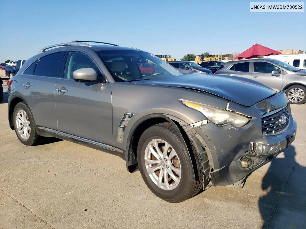2011 Infiniti Fx35 VIN: JN8AS1MW3BM730522 Lot: 56349015