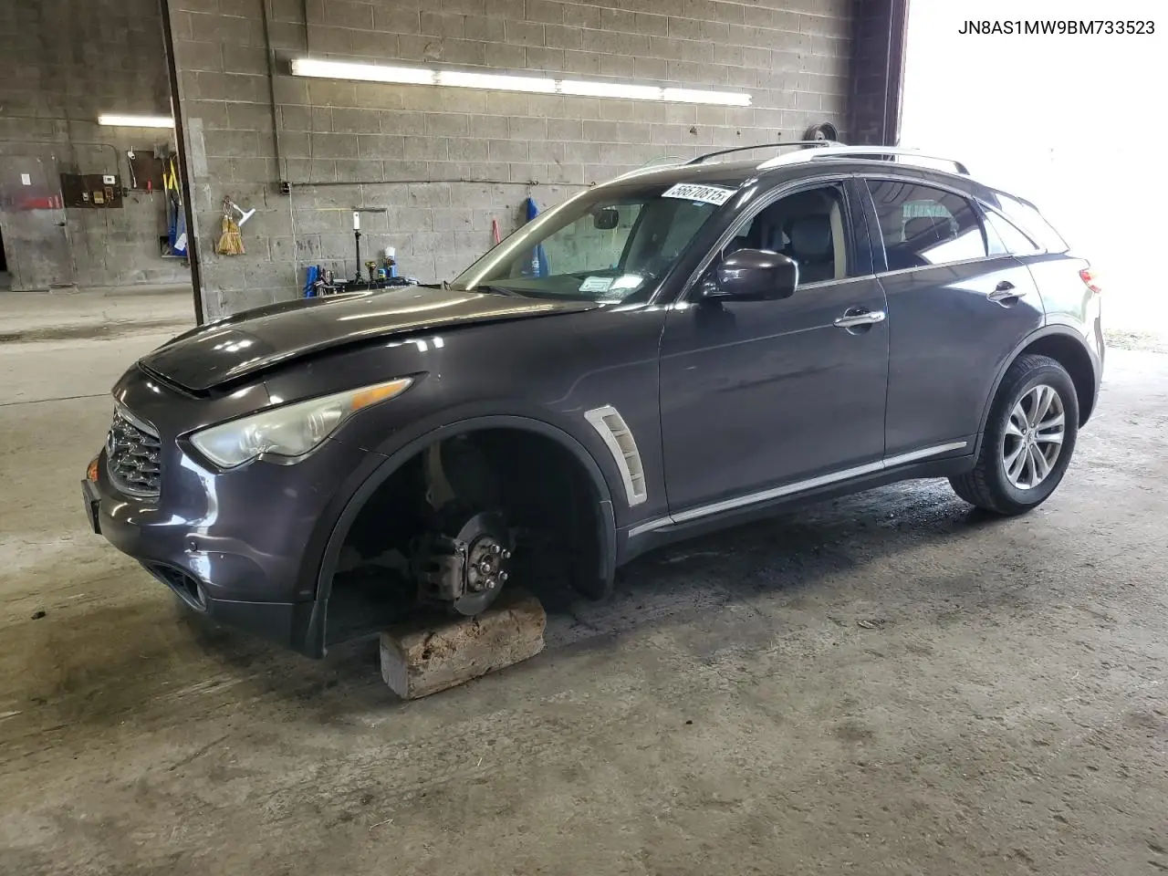 2011 Infiniti Fx35 VIN: JN8AS1MW9BM733523 Lot: 56670815
