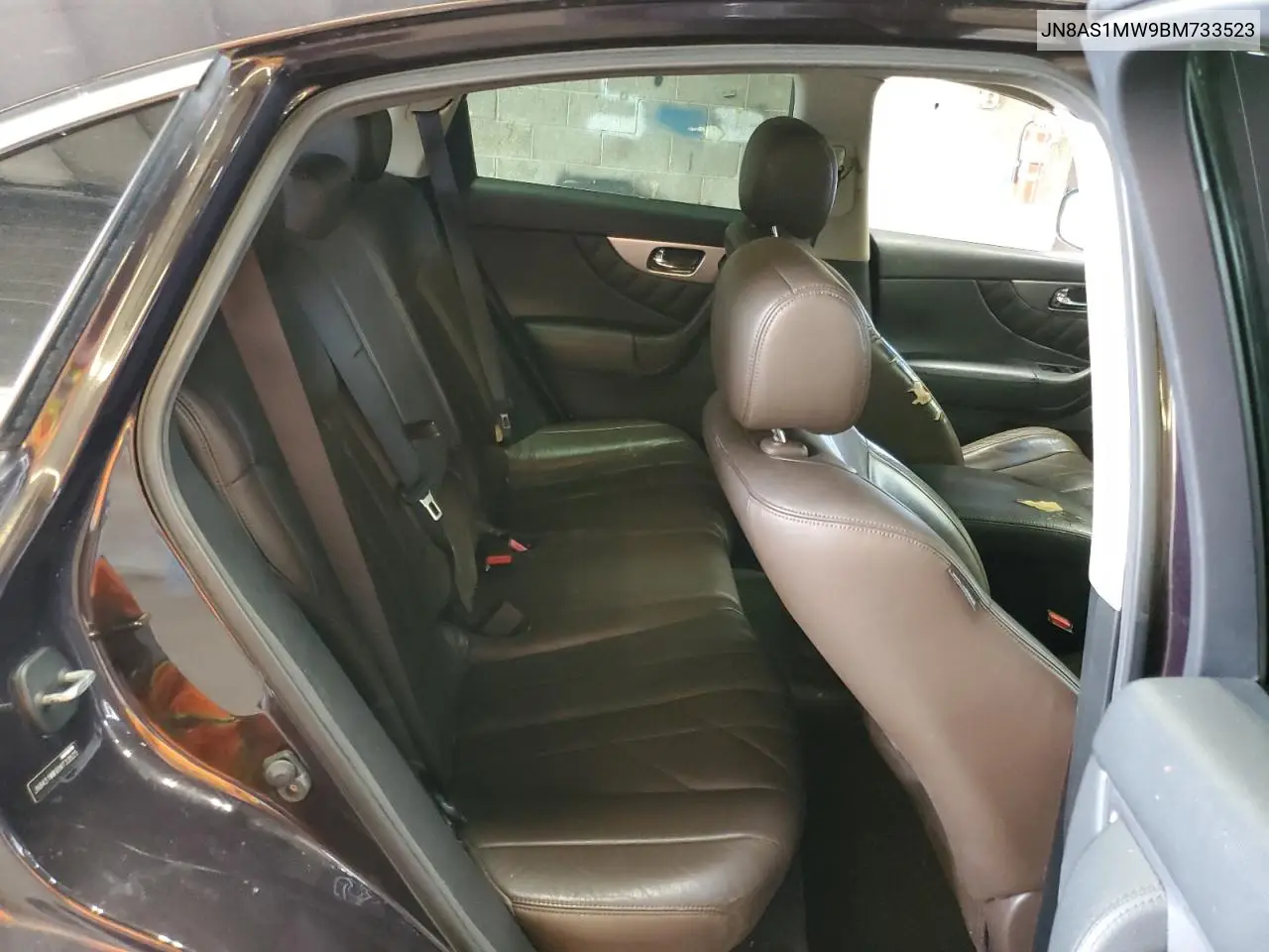 2011 Infiniti Fx35 VIN: JN8AS1MW9BM733523 Lot: 56670815