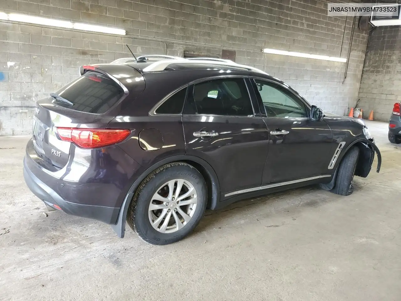 2011 Infiniti Fx35 VIN: JN8AS1MW9BM733523 Lot: 56670815