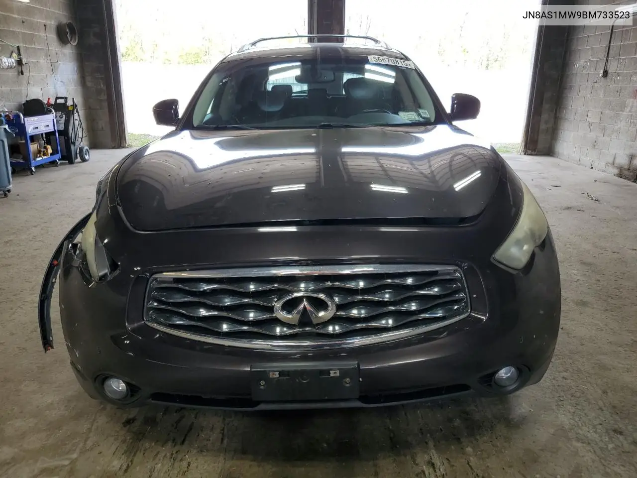 2011 Infiniti Fx35 VIN: JN8AS1MW9BM733523 Lot: 56670815