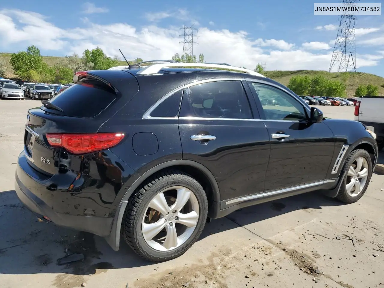 2011 Infiniti Fx35 VIN: JN8AS1MW8BM734582 Lot: 56852125