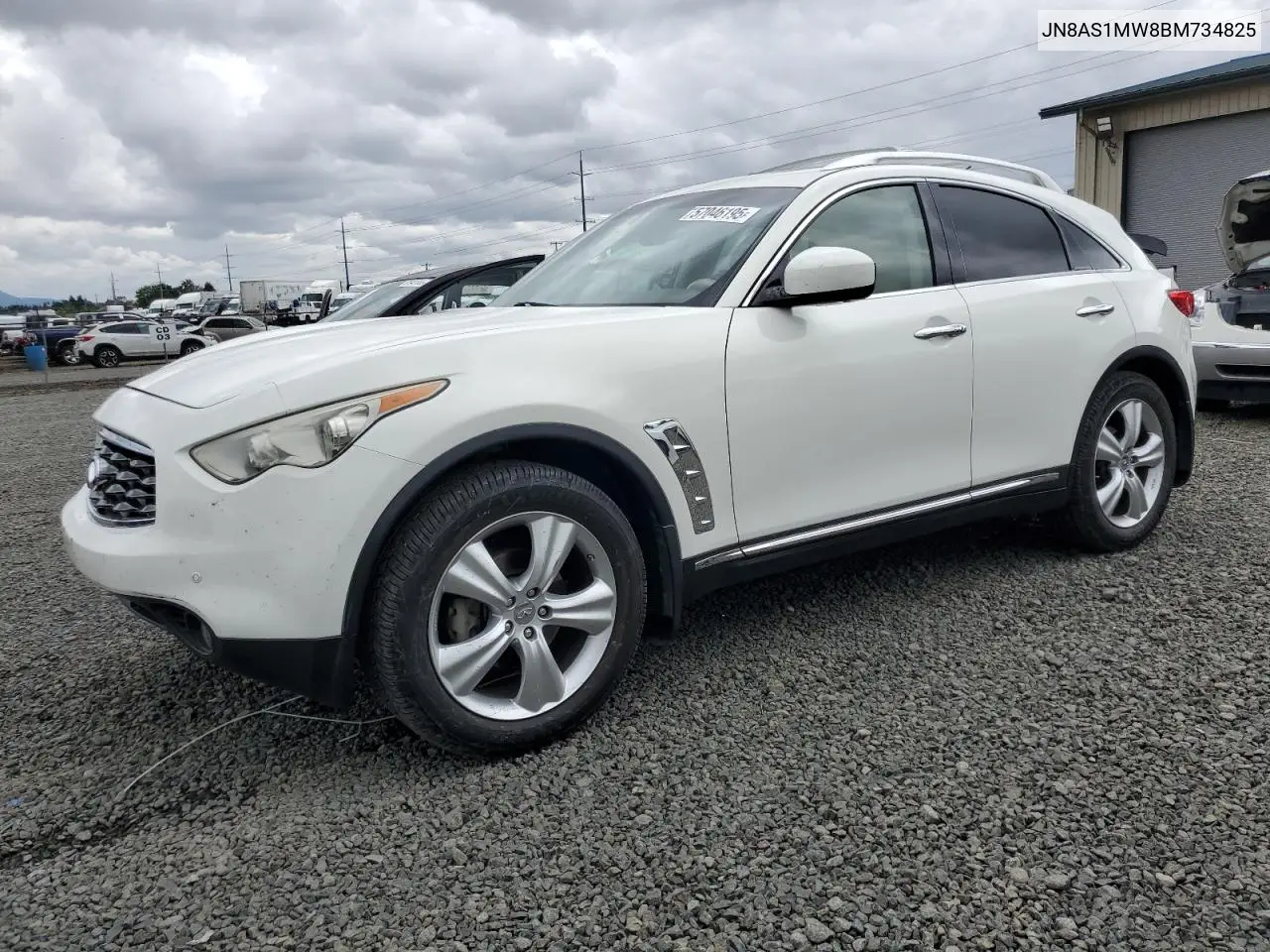 2011 Infiniti Fx35 VIN: JN8AS1MW8BM734825 Lot: 57046195