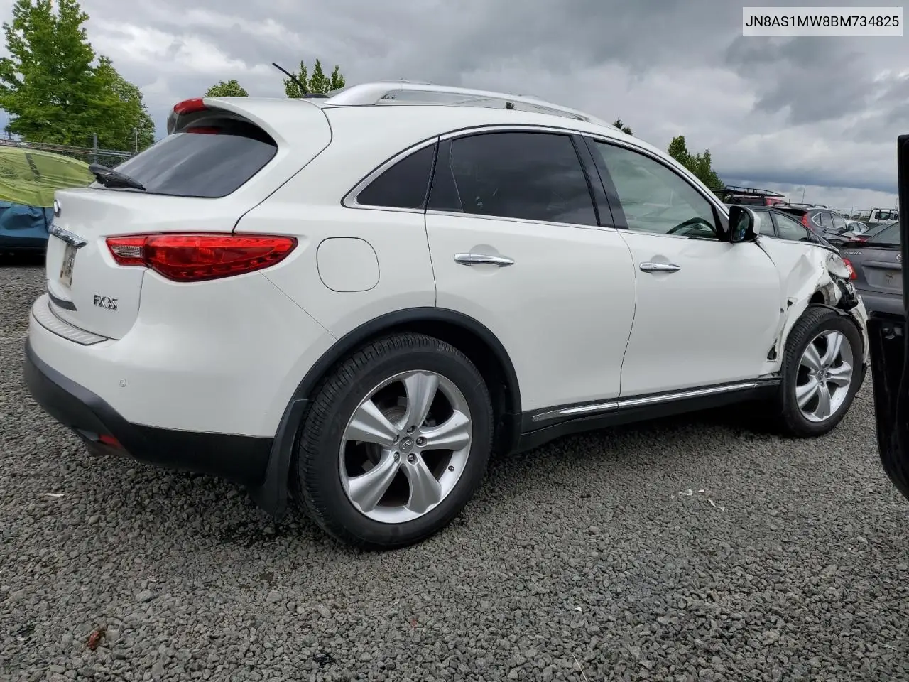 2011 Infiniti Fx35 VIN: JN8AS1MW8BM734825 Lot: 57046195