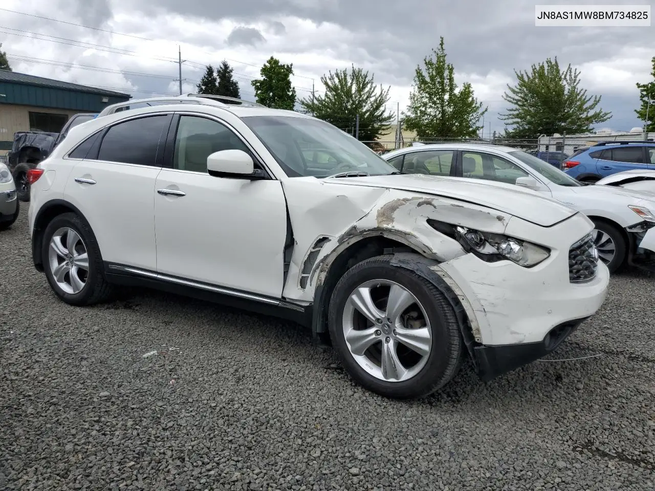 2011 Infiniti Fx35 VIN: JN8AS1MW8BM734825 Lot: 57046195