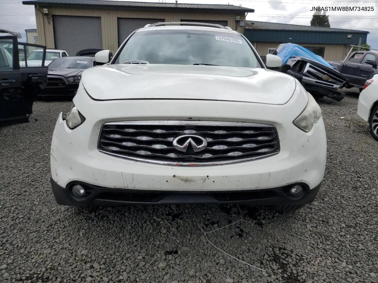 2011 Infiniti Fx35 VIN: JN8AS1MW8BM734825 Lot: 57046195