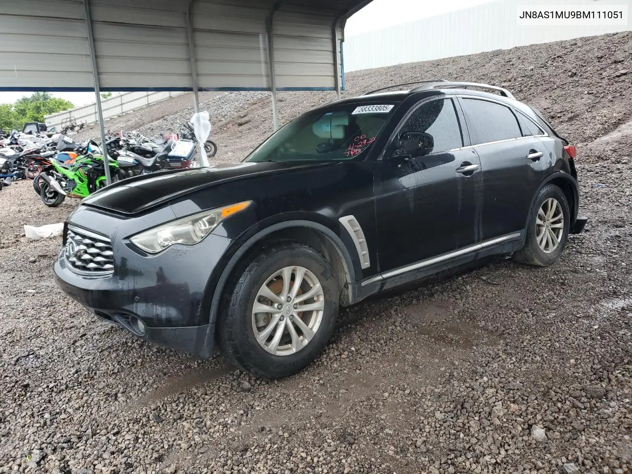 2011 Infiniti Fx35 VIN: JN8AS1MU9BM111051 Lot: 58333805