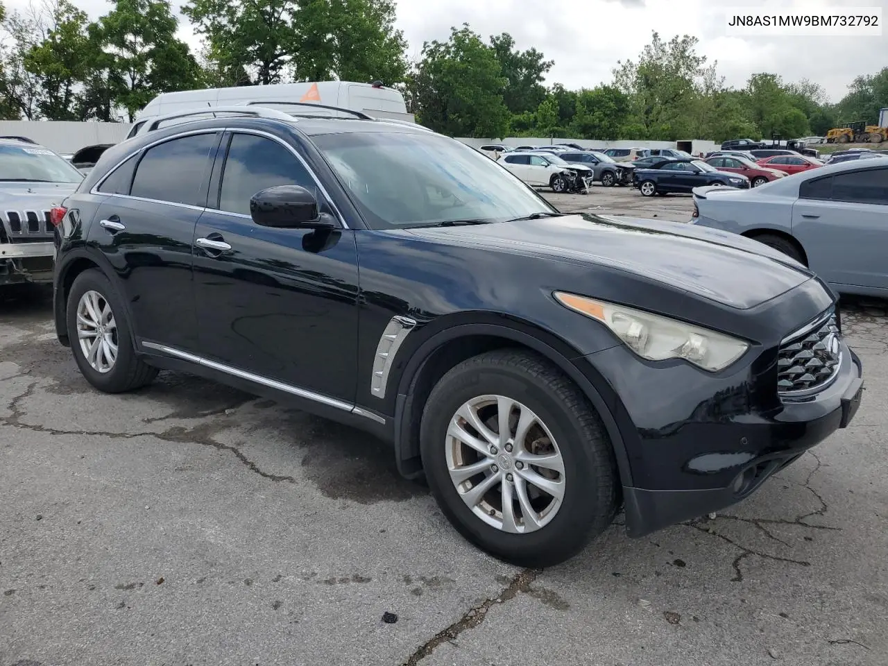2011 Infiniti Fx35 VIN: JN8AS1MW9BM732792 Lot: 58779445