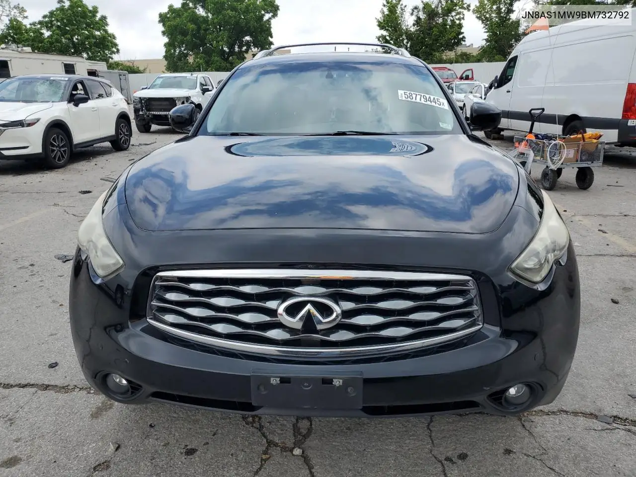 2011 Infiniti Fx35 VIN: JN8AS1MW9BM732792 Lot: 58779445