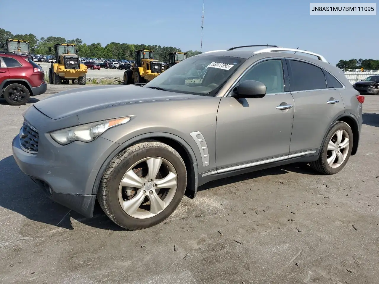 2011 Infiniti Fx35 VIN: JN8AS1MU7BM111095 Lot: 59517995