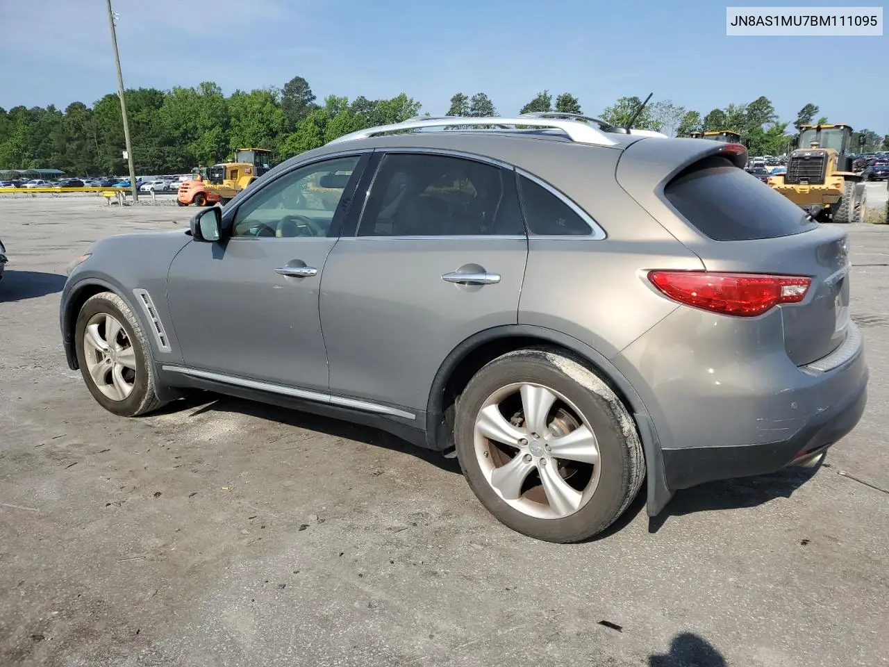 2011 Infiniti Fx35 VIN: JN8AS1MU7BM111095 Lot: 59517995