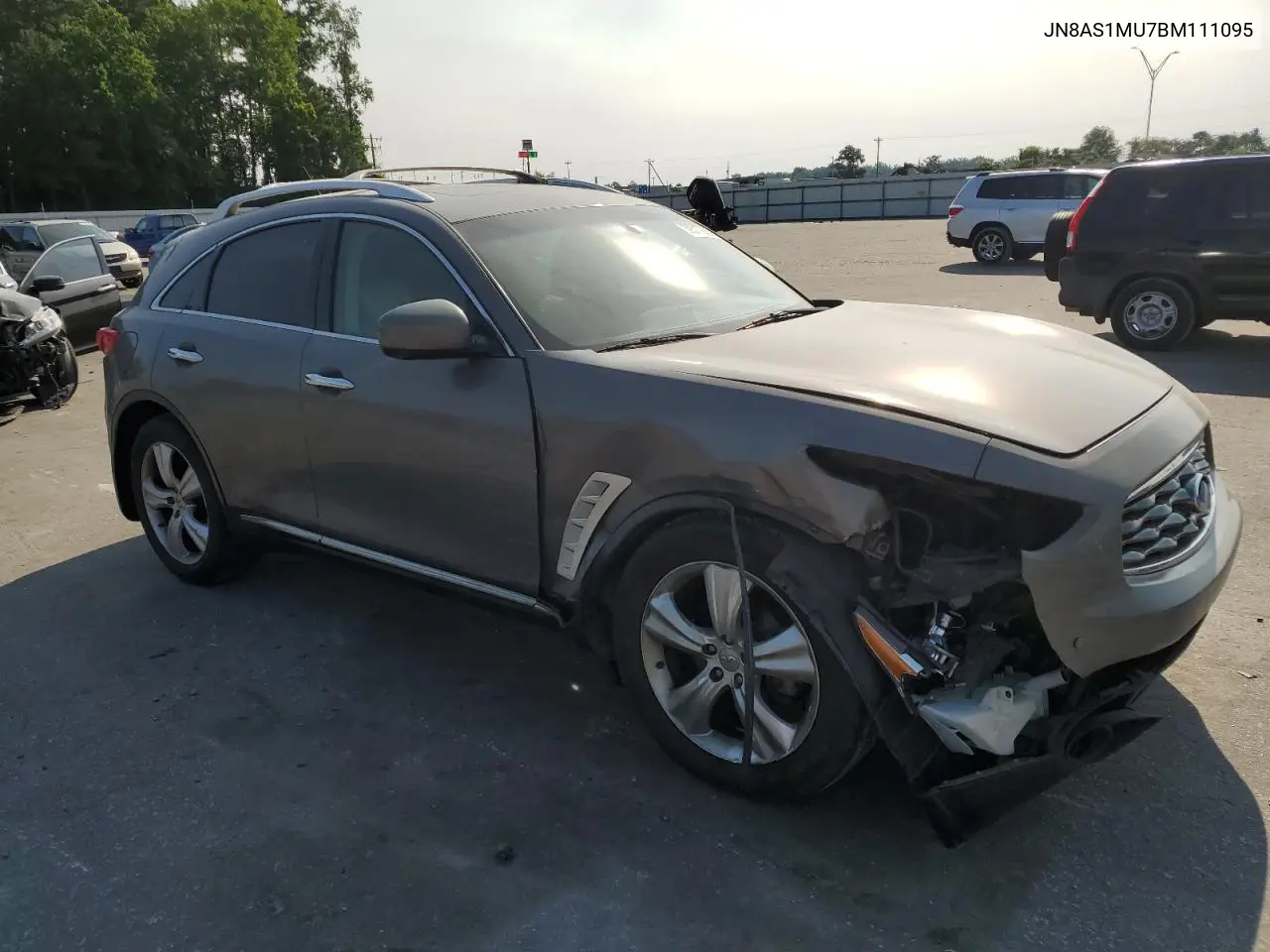 2011 Infiniti Fx35 VIN: JN8AS1MU7BM111095 Lot: 59517995