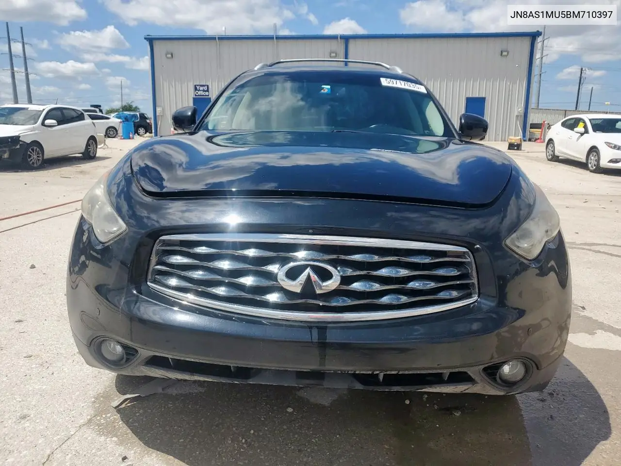 2011 Infiniti Fx35 VIN: JN8AS1MU5BM710397 Lot: 59717035