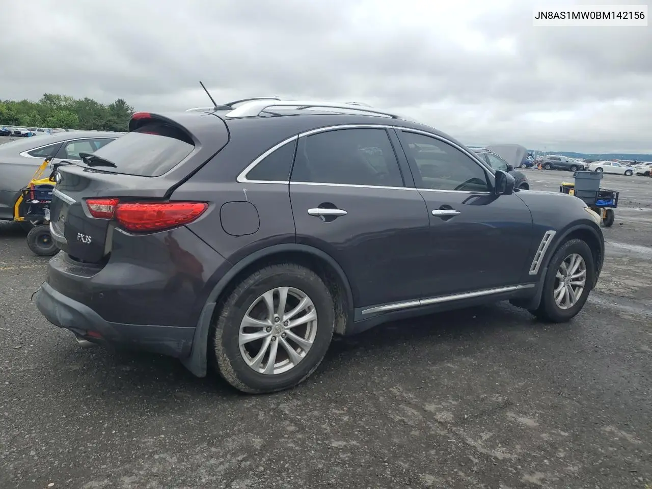 2011 Infiniti Fx35 VIN: JN8AS1MW0BM142156 Lot: 60468945