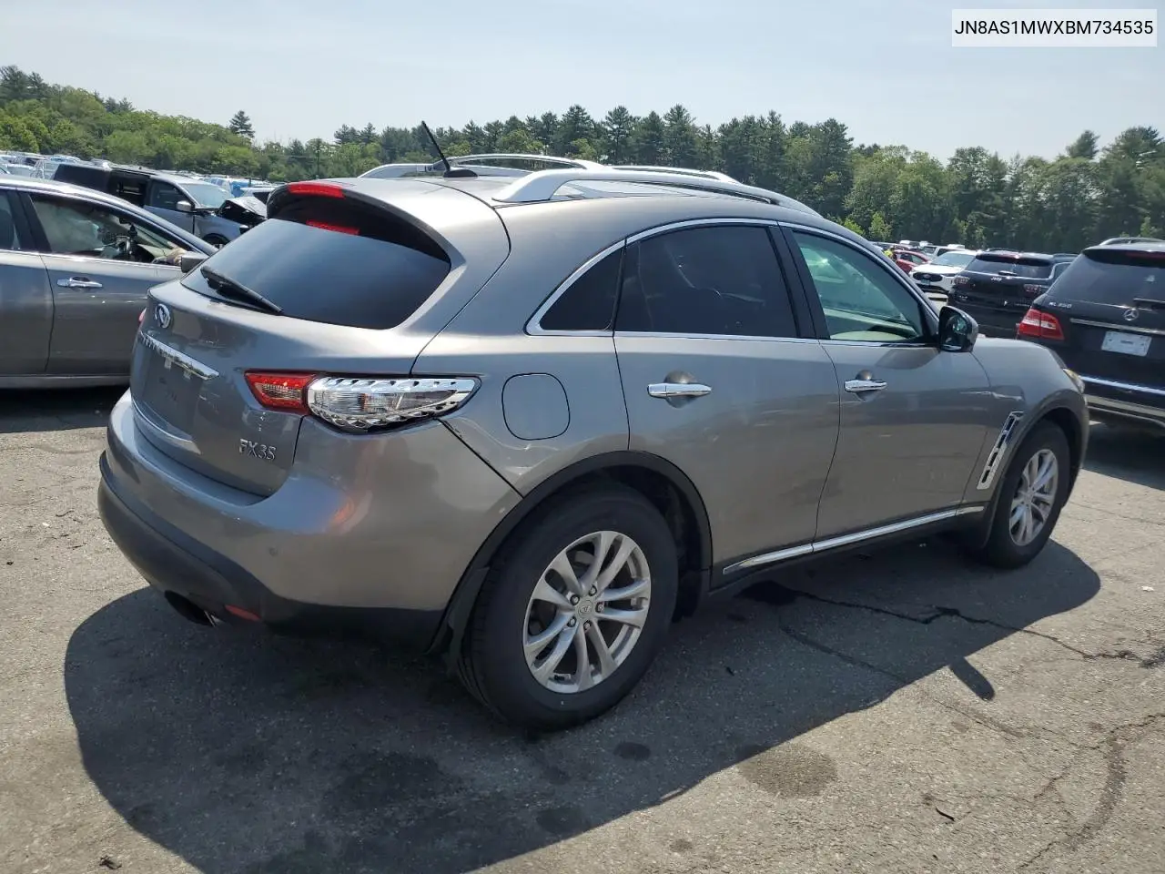 2011 Infiniti Fx35 VIN: JN8AS1MWXBM734535 Lot: 60518625