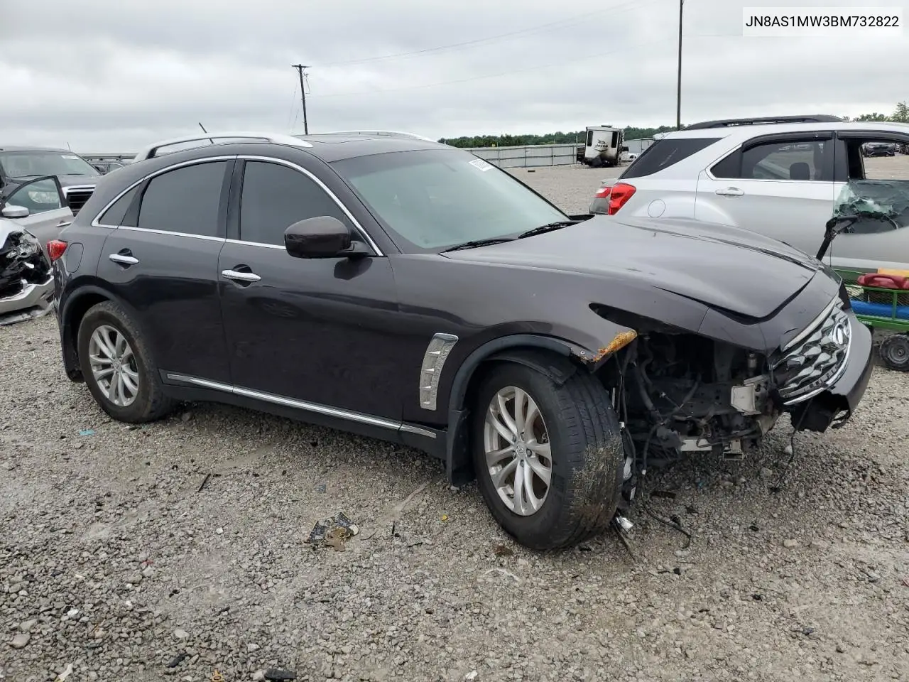 2011 Infiniti Fx35 VIN: JN8AS1MW3BM732822 Lot: 60936885