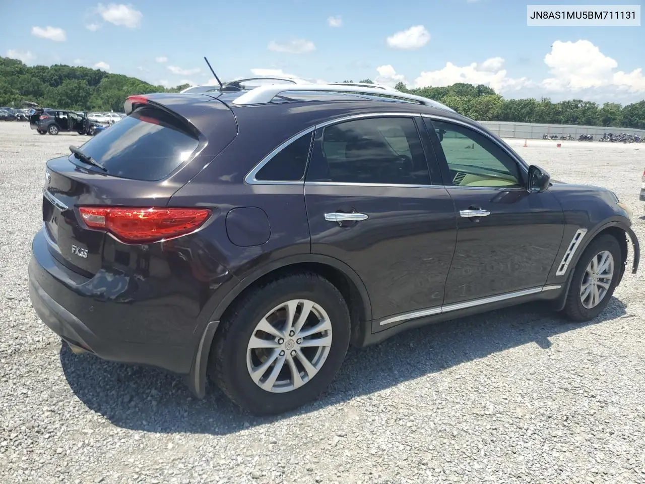 2011 Infiniti Fx35 VIN: JN8AS1MU5BM711131 Lot: 61686995
