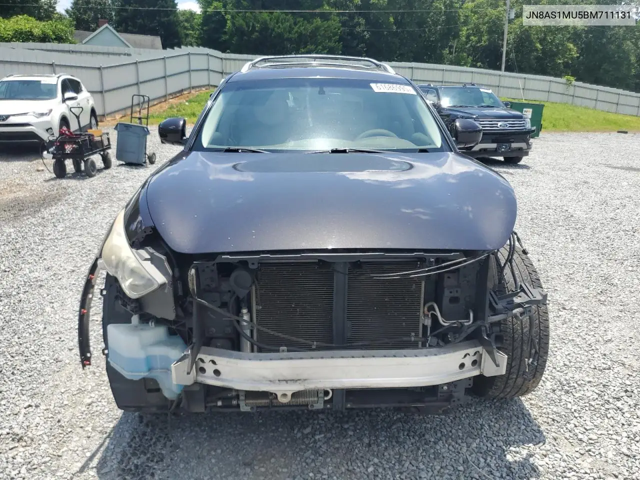 2011 Infiniti Fx35 VIN: JN8AS1MU5BM711131 Lot: 61686995