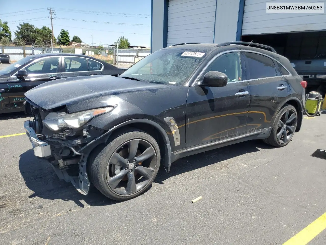 2011 Infiniti Fx50 VIN: JN8BS1MW3BM760253 Lot: 62412525