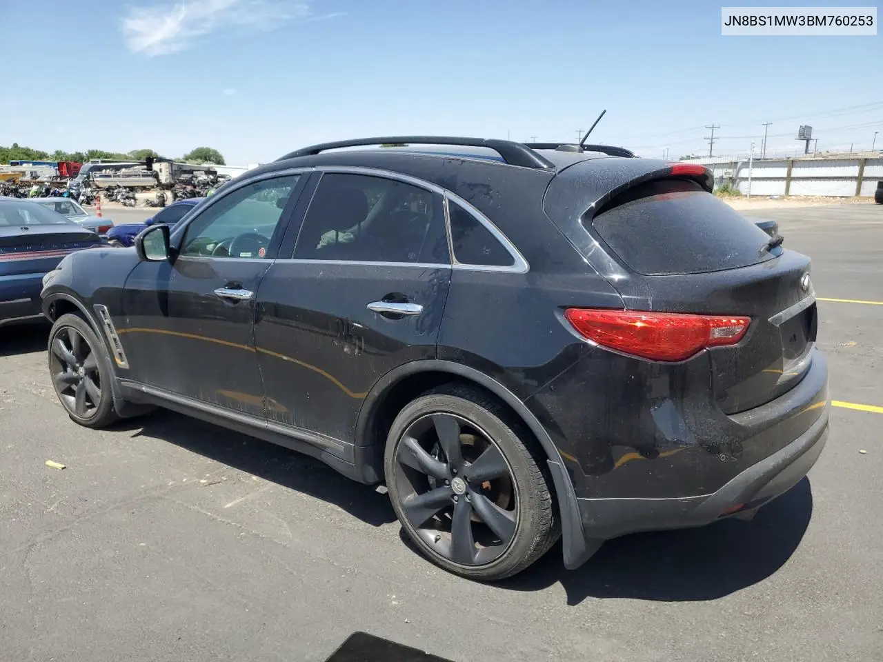2011 Infiniti Fx50 VIN: JN8BS1MW3BM760253 Lot: 62412525