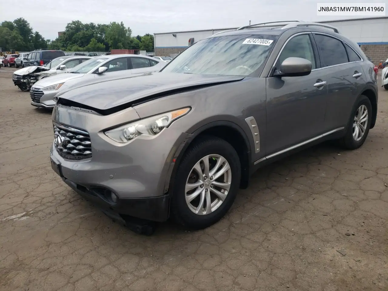 2011 Infiniti Fx35 VIN: JN8AS1MW7BM141960 Lot: 62427005