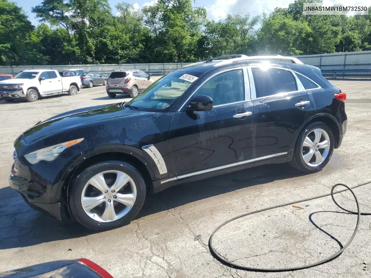 2011 Infiniti Fx35 VIN: JN8AS1MW1BM732530 Lot: 62831625