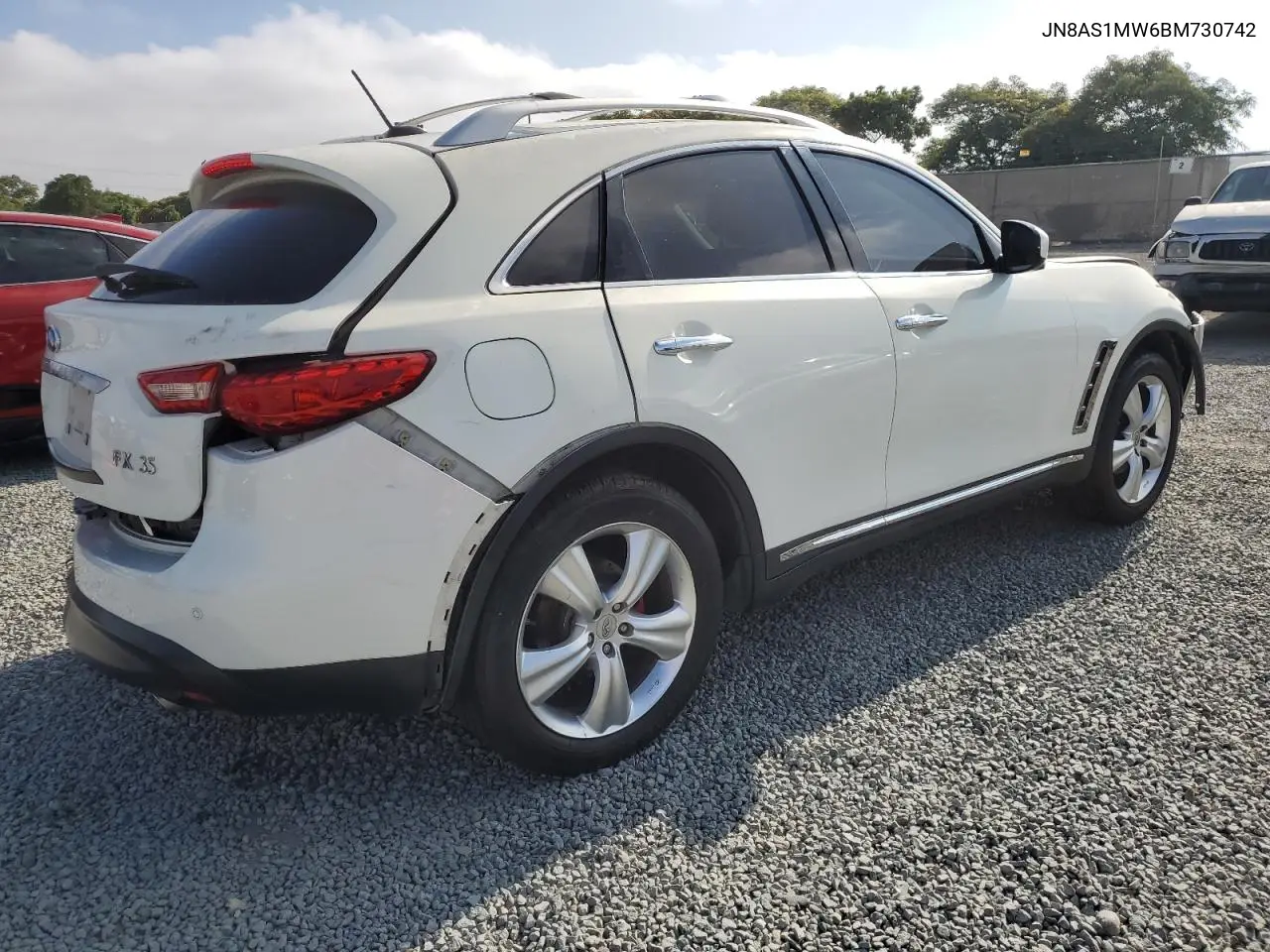 2011 Infiniti Fx35 VIN: JN8AS1MW6BM730742 Lot: 63006515