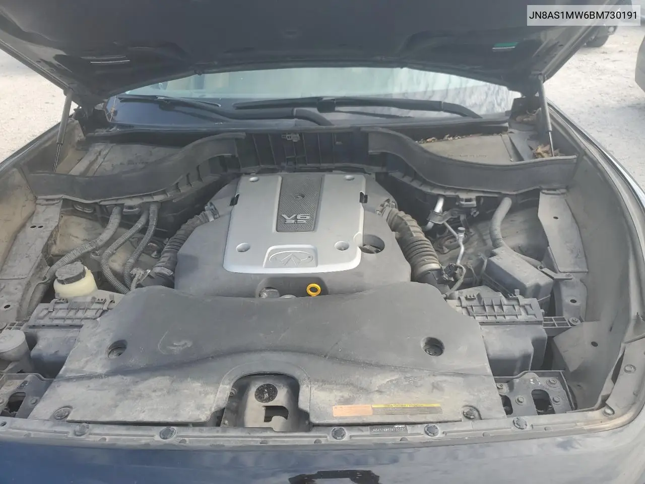 2011 Infiniti Fx35 VIN: JN8AS1MW6BM730191 Lot: 64565155