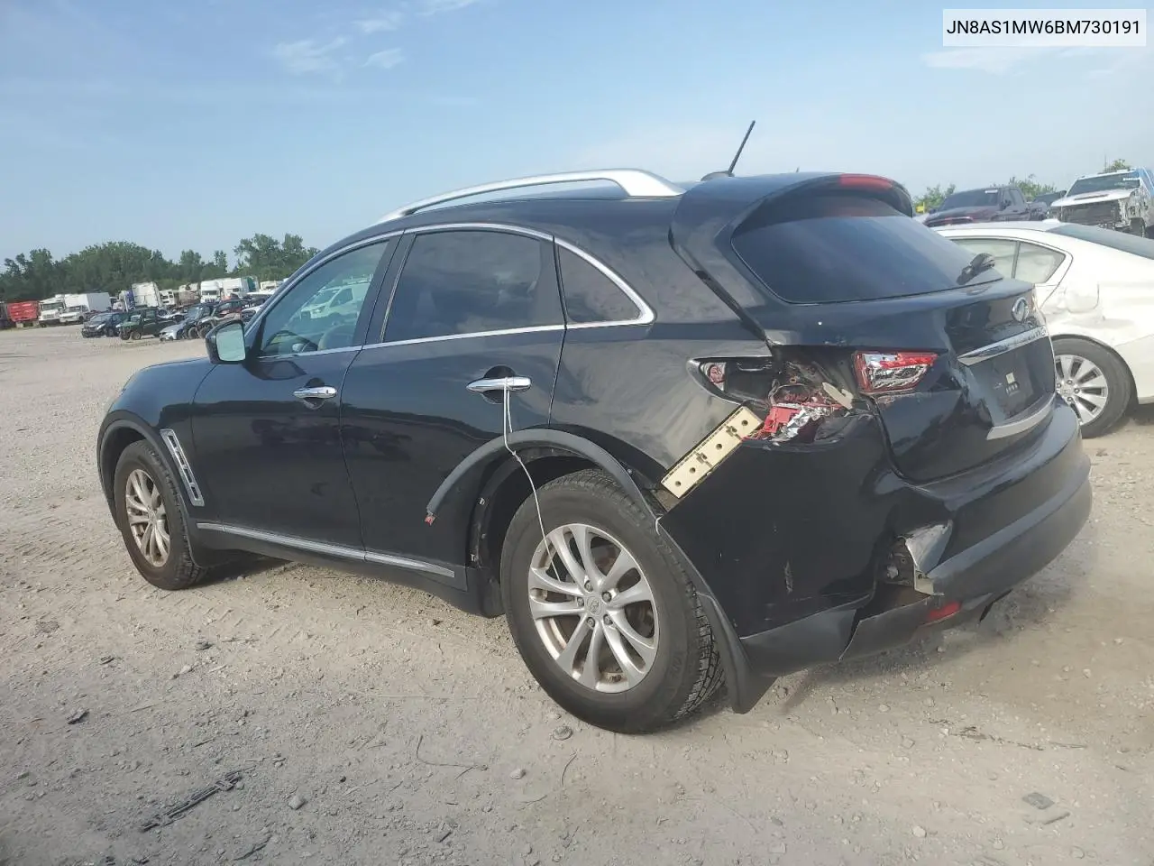 2011 Infiniti Fx35 VIN: JN8AS1MW6BM730191 Lot: 64565155
