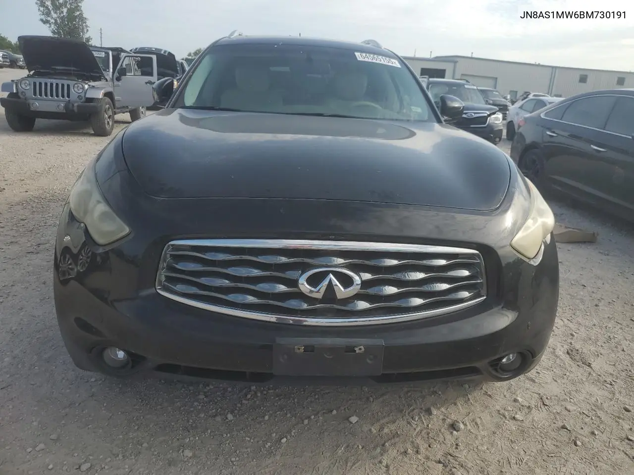 2011 Infiniti Fx35 VIN: JN8AS1MW6BM730191 Lot: 64565155